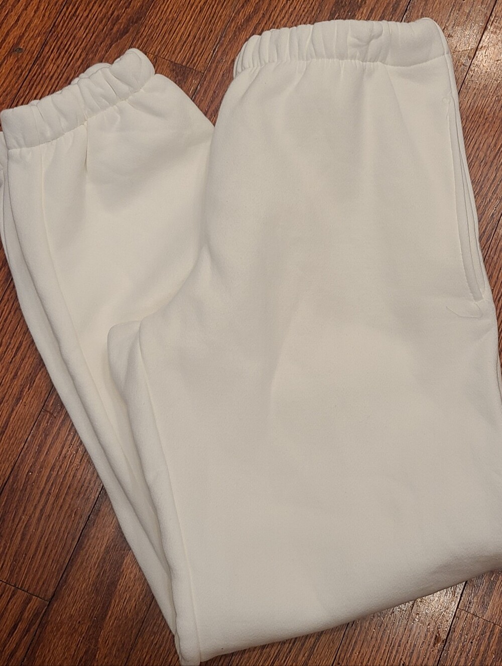 Madhappy Blank Production Sample Sweats Joggers Off-White Cream Size M Authentic